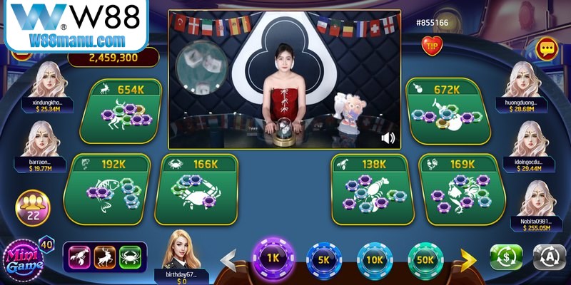 Theo đuổi một biểu tượng cố định mang về phần thưởng giá trị nhất tại casino W88