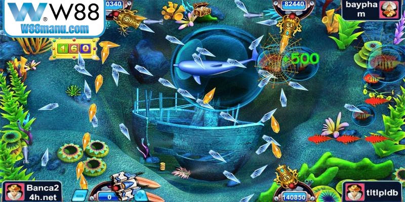 Luôn biết cách kết hợp linh hoạt nhiều chiến thuật săn cá W88 hiệu quả